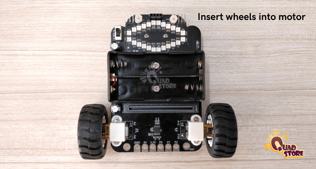 Microbit SmartCar - Obstacle Avoidance - Quad Store