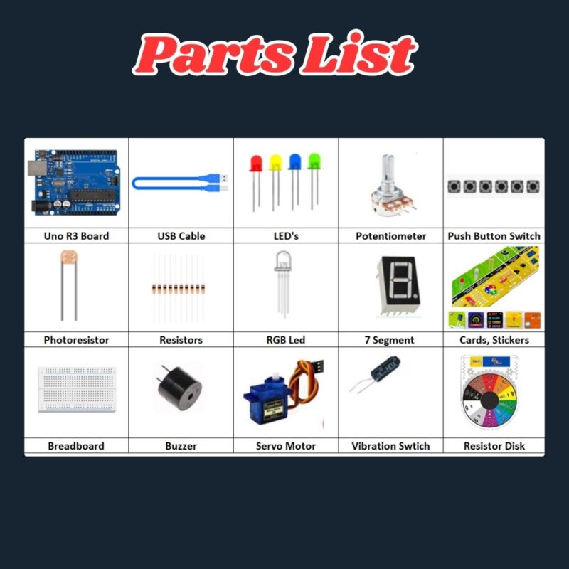 Buy BEST Beginners kit for Arduino Uno R3 - 2026